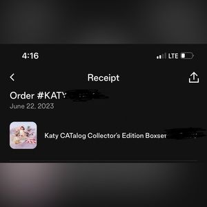 10th anniversary’s Katy Perry CATalog Collector’s Edition Boxset Vinyls.